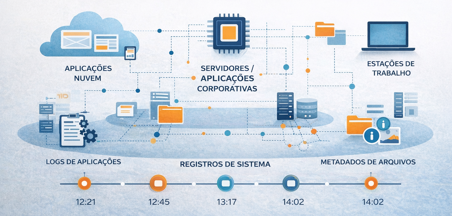 Correlação de registros digitais 